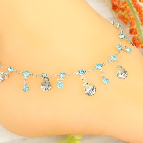 "Handmade Anklet – Elegant & Delicate Jewelry for Women | UNVRC1292 - Picture 5 of 10